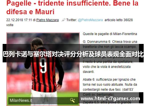 巴列卡诺与塞尔塔对决评分分析及球员表现全面对比